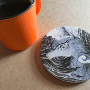 陶器コースター “Coffe”