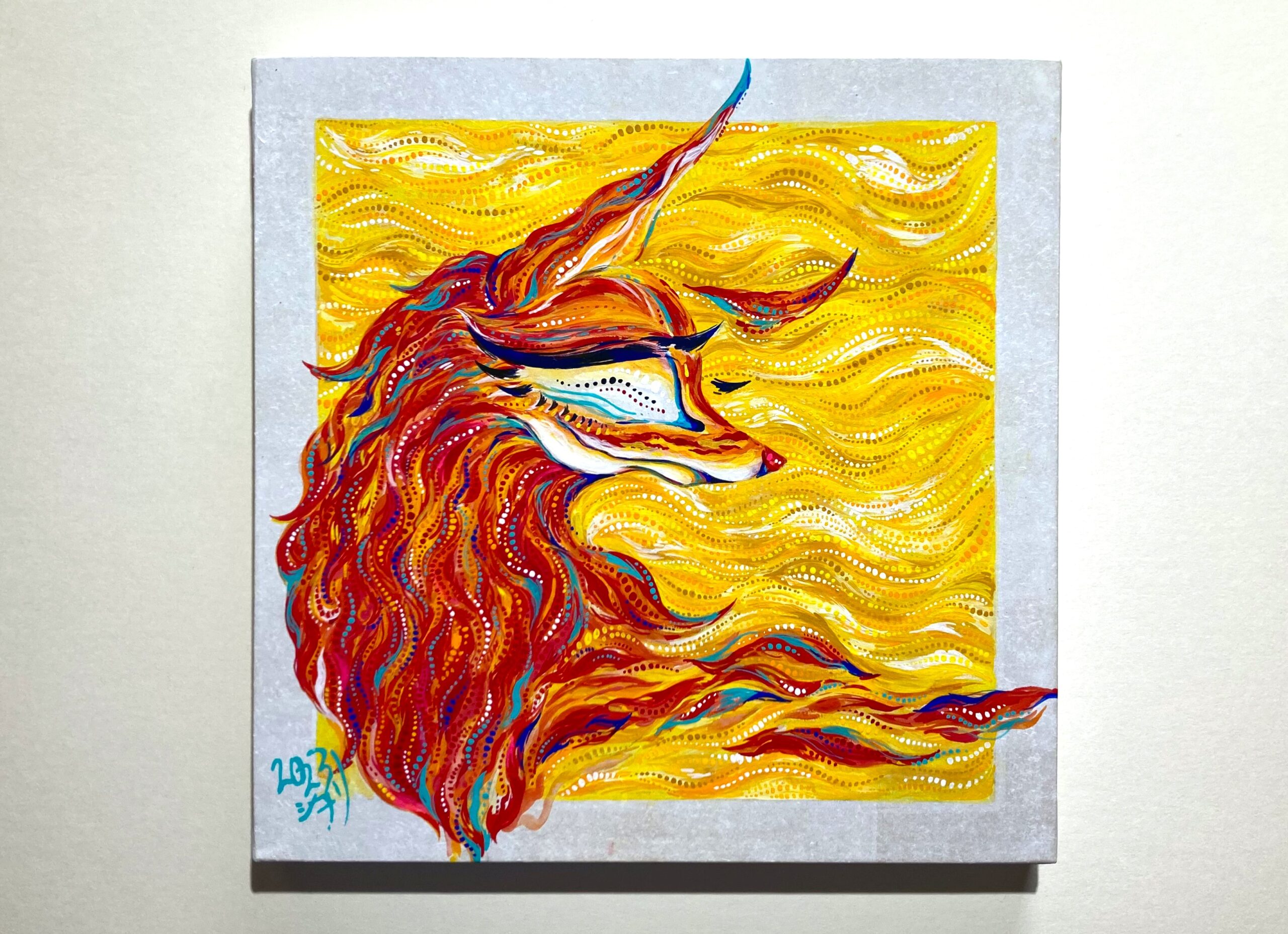 真作☆森天飛☆葉蝶 モンキチョウ☆鉛筆 アクリル ガッシュ 【公式通販】